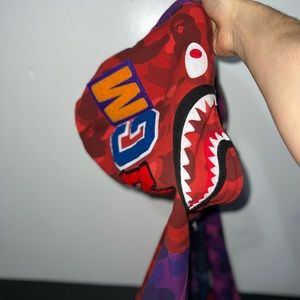 BAPE Color Camo Crazy Shark Full Zip Hoodie